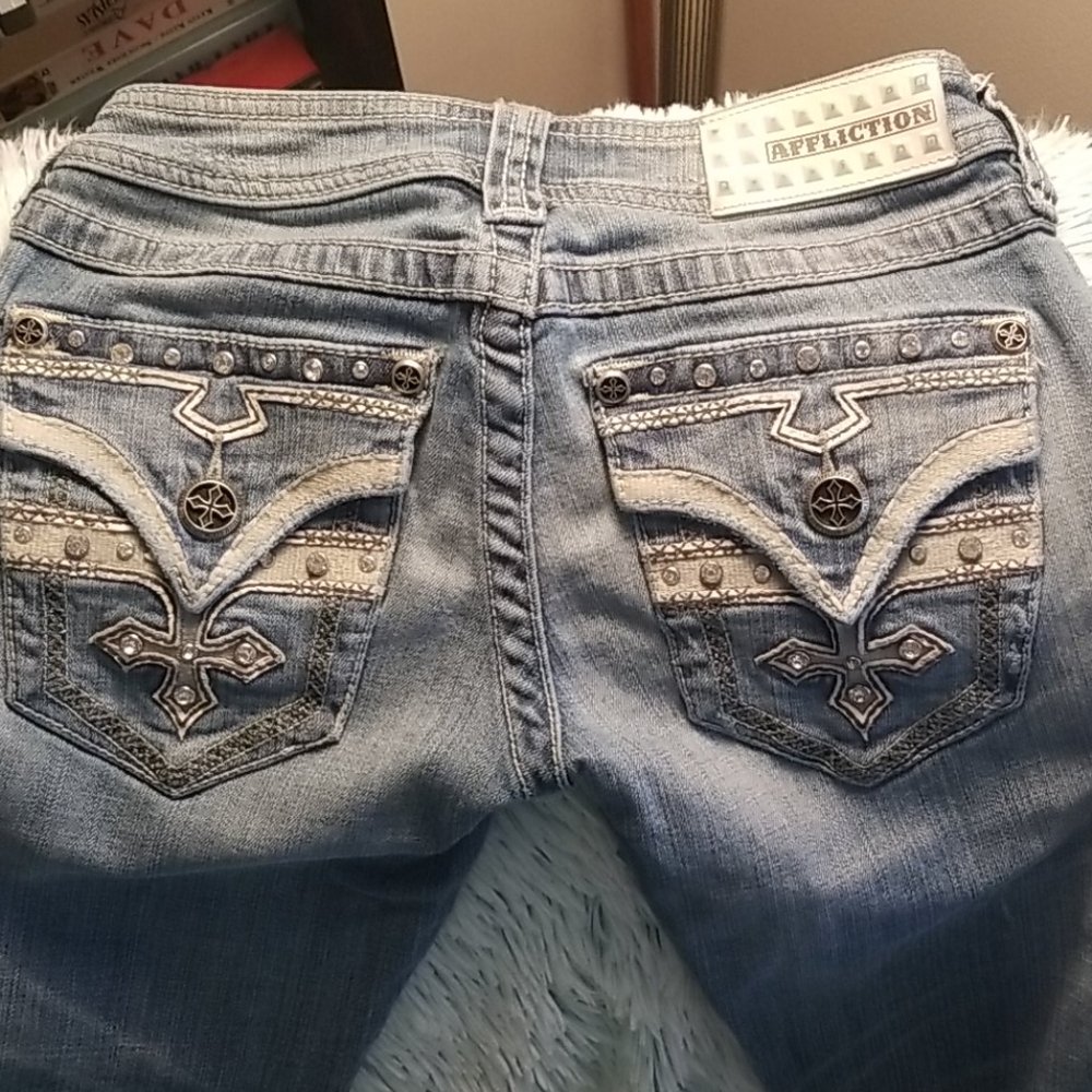 Afflitction Jean's sz24 bootcut